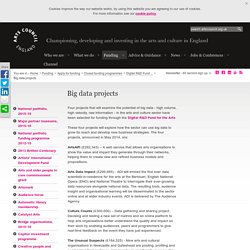 Big data projects