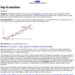 big-O notation