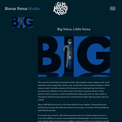 Big Voice, Little Voice - Hocus Pocus