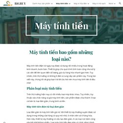 BIGBUY - Máy tính tiền