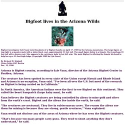 Bigfoot in Arizona
