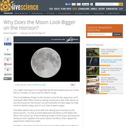 Why Does the Moon Look Bigger on the Horizon?