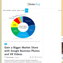 Gain a Bigger Market Share with Google Business Photos and VR Videos
