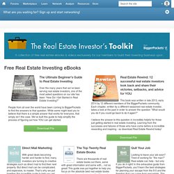 A collection of Videos, eBooks and more exclusively for our members to build their investing business upon.