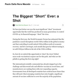 The Biggest “Short” Ever: a Shot