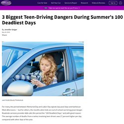 3 Biggest Teen-Driving Dangers During Summer’s 100 Deadliest Days
