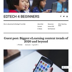 Guest post: Biggest eLearning content trends of 2020 and beyond