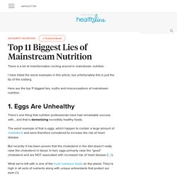 Top 11 Biggest Lies of Mainstream Nutrition