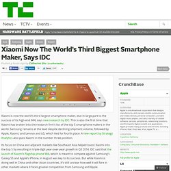 Xiaomi Now The World’s Third Biggest Smartphone Maker, Says IDC