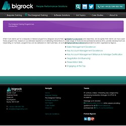 Bigrock Pre-Designed Programmes