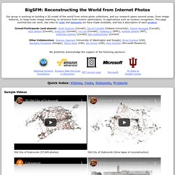 BigSFM: Reconstructing the World from Internet Photos