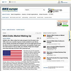 USA E-bike Market Waking Up