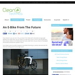 An E-Bike From The Future