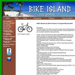 Bicycle Parts, Accessories and Clothing at Affordable Prices with Free Shipping