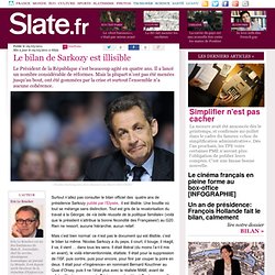 Le bilan de Sarkozy est illisible