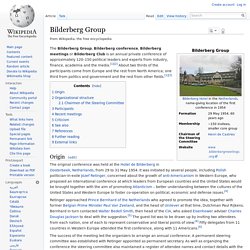 1954 Bilderberg Group