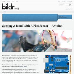 Sensing A Bend With A Flex Sensor
