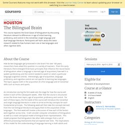 The Bilingual Brain - University of Houston System