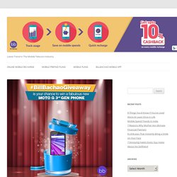 Bill Bachao’s giving away Moto G3 for free