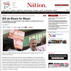 Bill de Blasio for Mayor