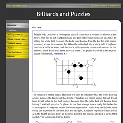 Billiards and Puzzles