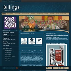 Billings Public Schools / Homepage