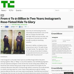 From 0 To $1 Billion In Two Years: Instagram’s Rose-Tinted Ride To Glory