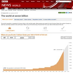 7 billion people and you: What's your number?