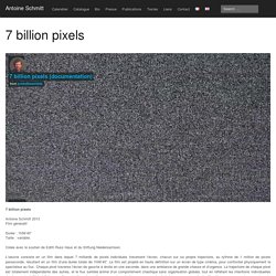 » 7 billion pixels Antoine Schmitt
