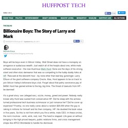 Michelle Kraus: Billionaire Boys: The Story of Larry and Mark