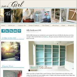 Billy Bookcases DIY