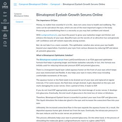 Bimatoprost Eyelash Growth Serums Online: Careprost: Careprost Bimatoprost Online