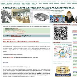 Mitek MXF Plugin and Software for Revit and Home Builders