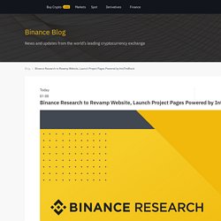 Research to Revamp Website, Launch Project Pages Powered by IntoTheBlock