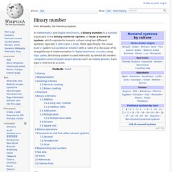 Binary number