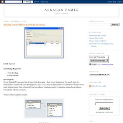 Binding DataGridView ComboBox Column