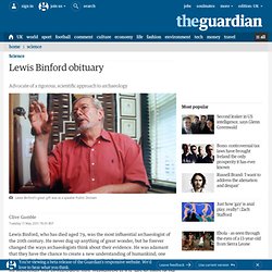 Lewis Binford obituary