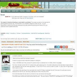 Your hay routine from box/bag to rack. - BinkyBunny.com - House Rabbit Information Forum - BinkyBunny.com - BINKYBUNNY FORUMS - HABITATS AND TOYS