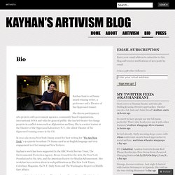 Kayhan's Artivism Blog