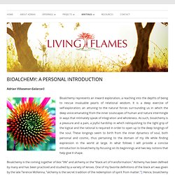 BIOALCHEMY: A PERSONAL INTRODUCTION