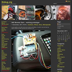 Biobug.org » SMS Remote Start – working prototype