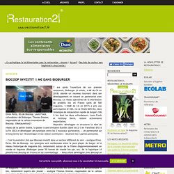 Biocoop investit 1 M€ dans Bioburger - Restauration21