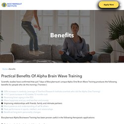 alpha brainwave benefits