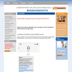 Biodiagnostic - Portail SIDEP