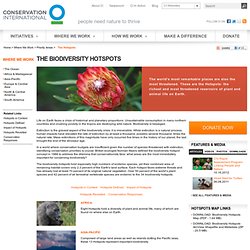 Biodiversity Hotspots - Home