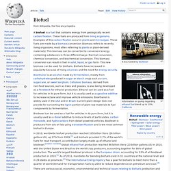 Biofuel - Wikipedia, the free encyclopedia - (Build 201004010646