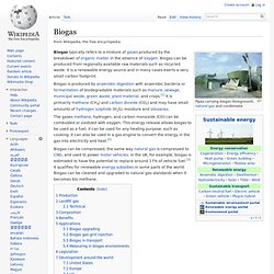 Biogas - Wikipedia, the free encyclopedia - (Build 2010040106463