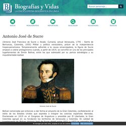 Biografia de Antonio José de Sucre