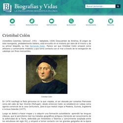 Biografia de Cristóbal Colón