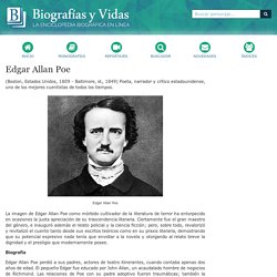 Biografía de Edgar Allan Poe [diálogos textuales] (Martín Simoni)